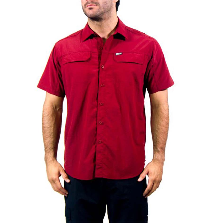 Camisa OA Itamut Manga Corta Hombre Rojo | Outdoor Adventure Colombia