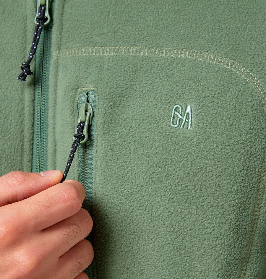 Fleece Verde OA Kamuk Hombre | Outdoor Adventure Colombia