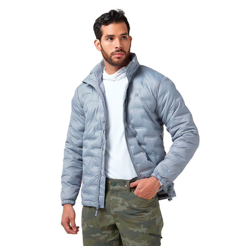 Chaqueta OA Baru Gris Para Hombre