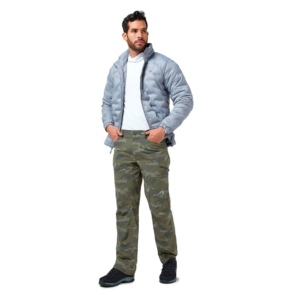 Chaqueta OA Baru Gris Para Hombre