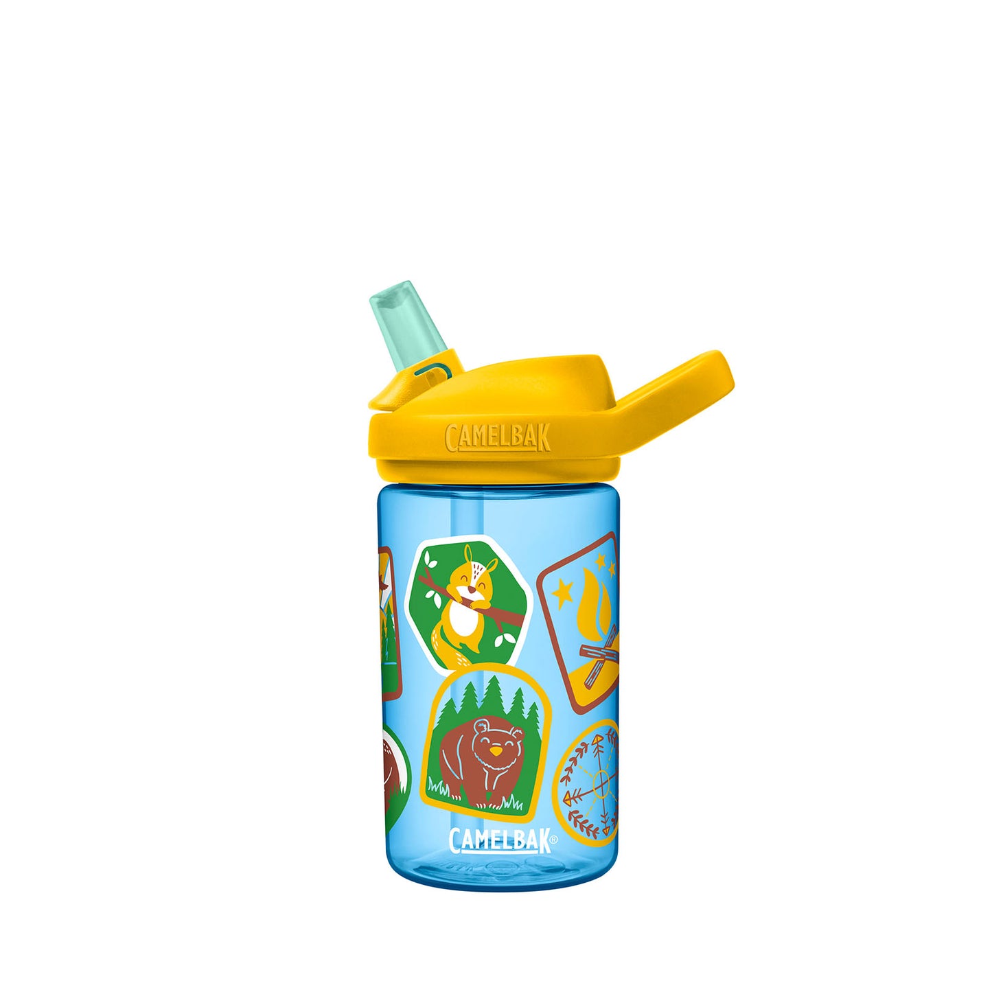 BOTELLA EDDY+ KIDS 14OZ EXPLORER PATCHE / CAMELBAK