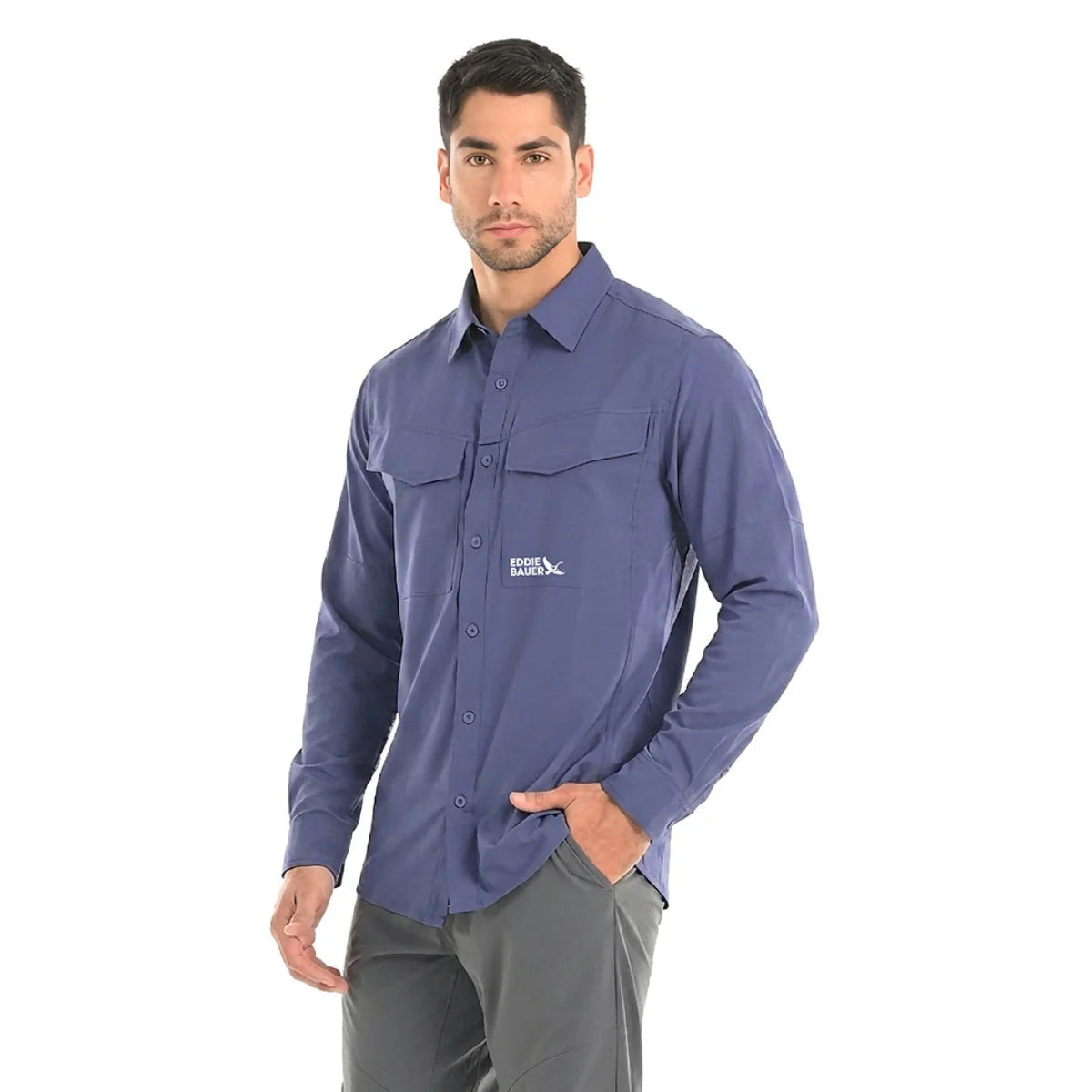 CAMISA HOMBRE/ ADVENTURE QUEST ML / EDDIE BAUER