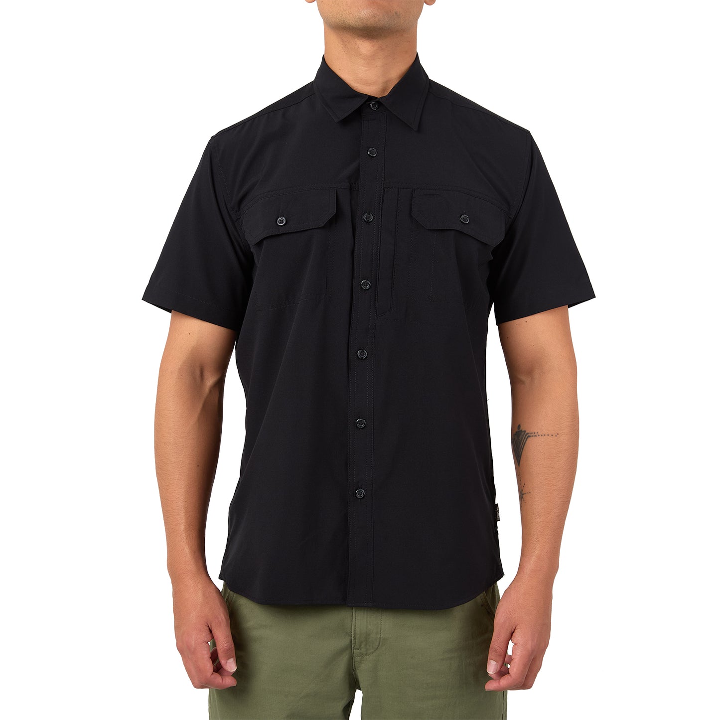 CAMISA HOMBRE/ ATLAS EXPLORATION FLEX MC / EDDIE BAUER