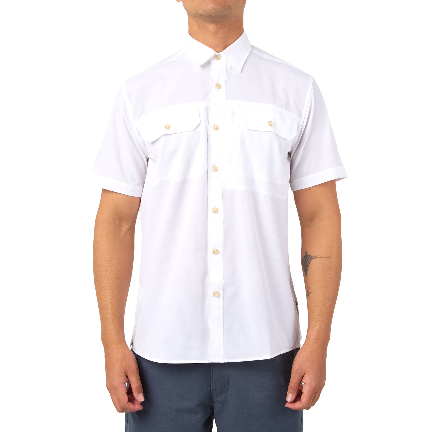 CAMISA HOMBRE/ ATLAS EXPLORATION FLEX MC / EDDIE BAUER