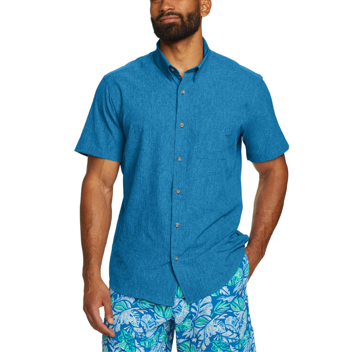 CAMISA HOMBRE/ TREADWAY MC / EDDIE BAUER