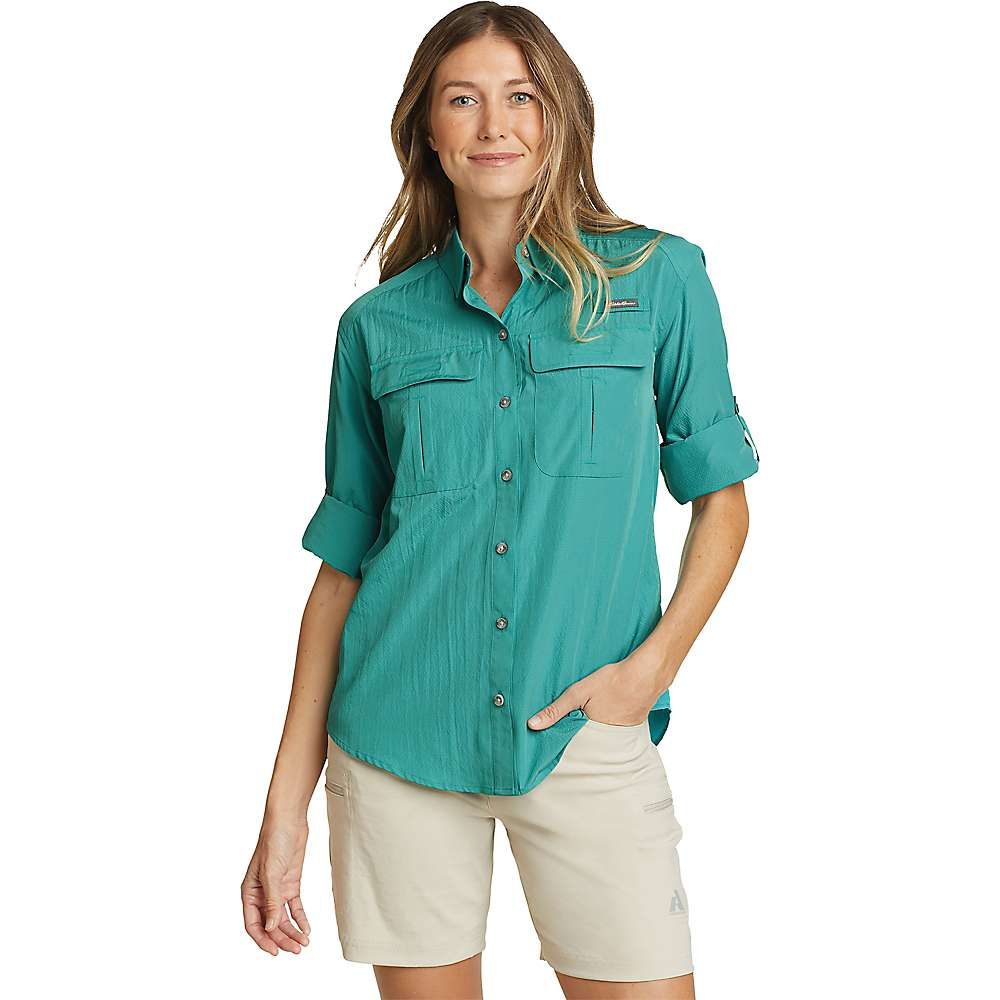 CAMISA MUJER GUIDE UPF FIELD MANGA LARGA / EDDIE BAUER