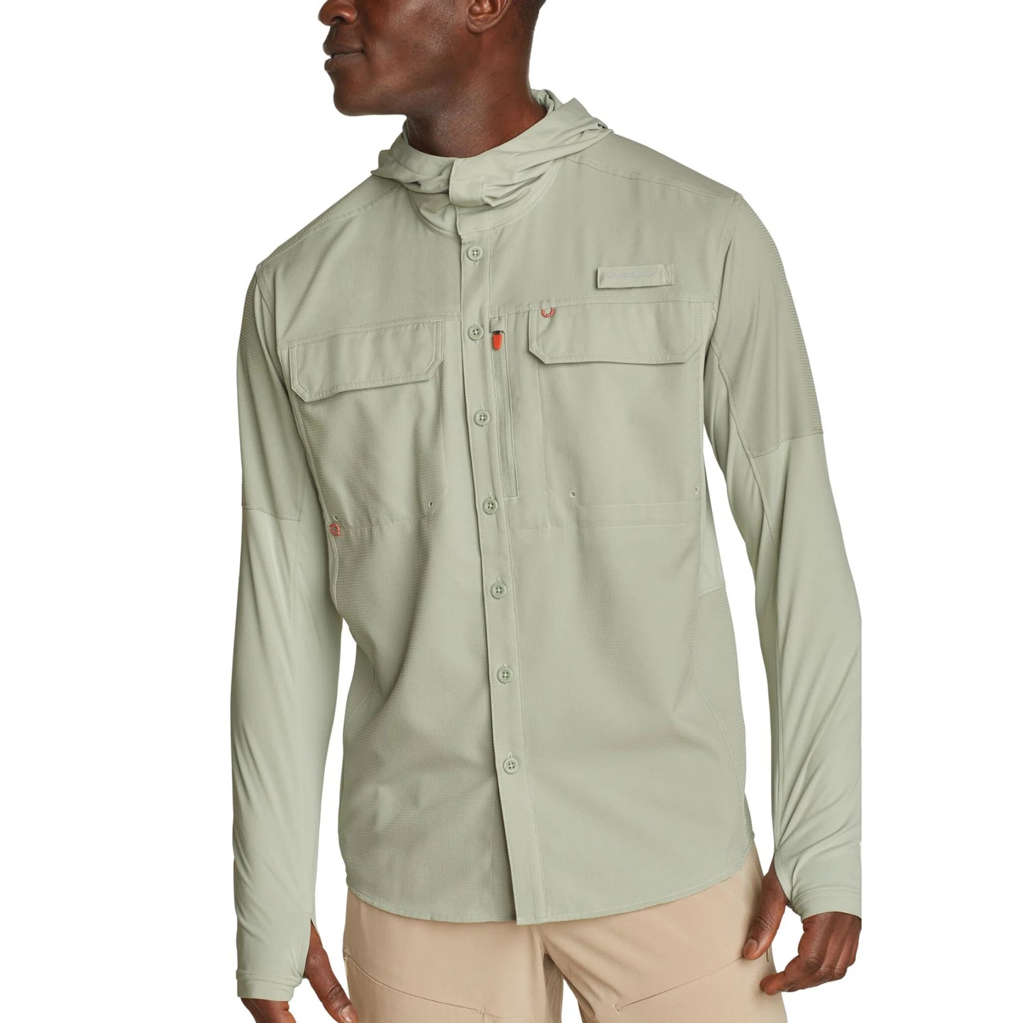 CAMISA HOMBRE/ TWIN FIN HOODIE SHIRT ML / EDDIE BAUER