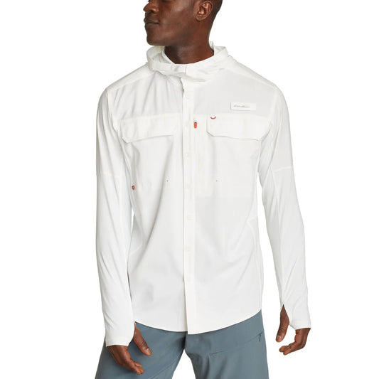 CAMISA HOMBRE/ TWIN FIN HOODIE SHIRT ML / EDDIE BAUER