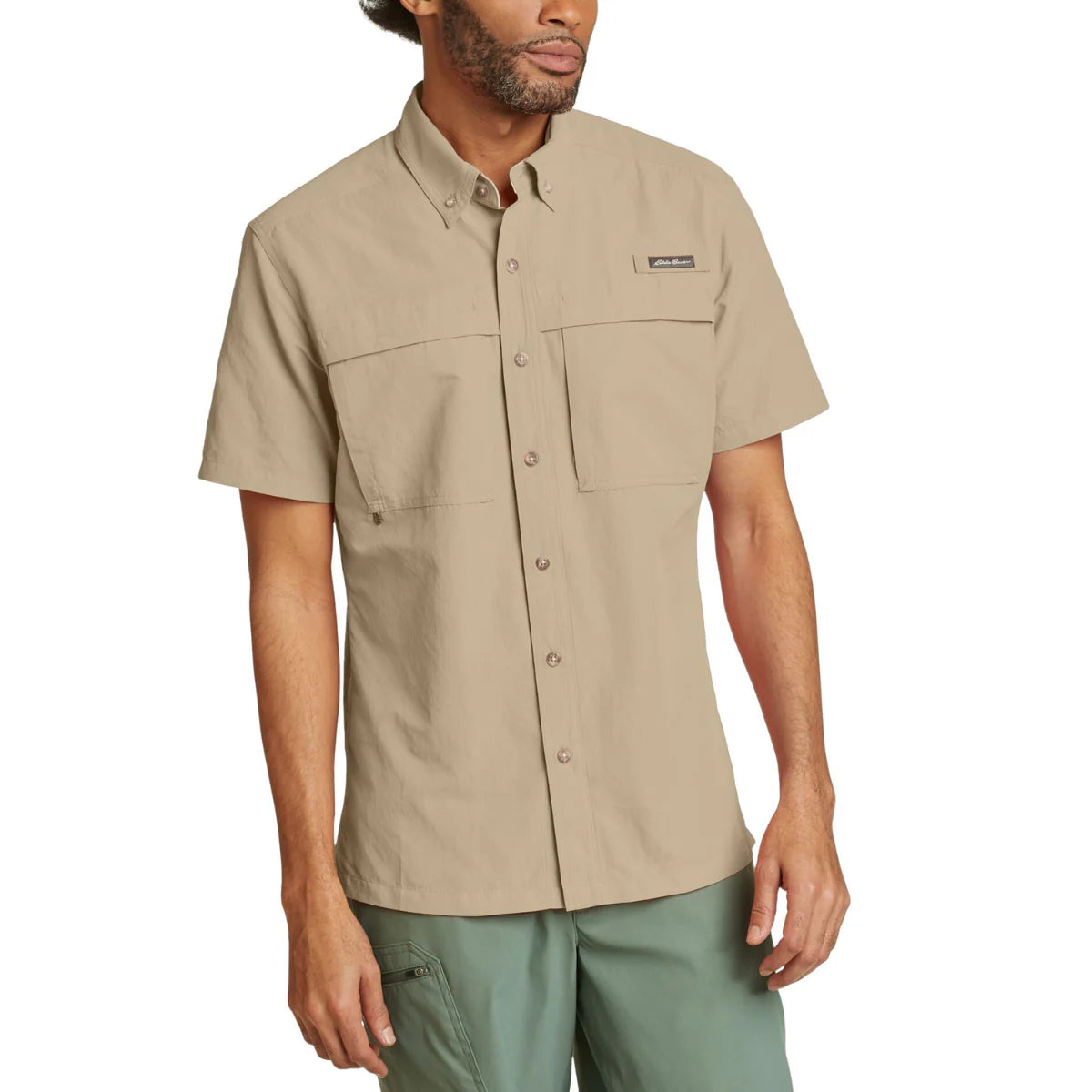 CAMISA HOMBRE/ RIPSTOP GUIDE MC / EDDIE BAUER