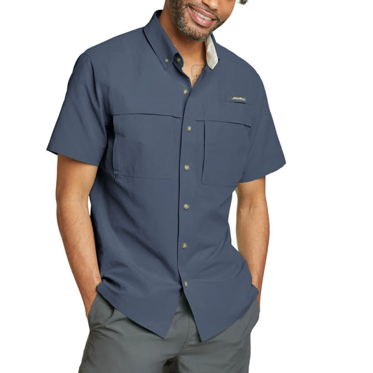 CAMISA HOMBRE/ RIPSTOP GUIDE MC / EDDIE BAUER