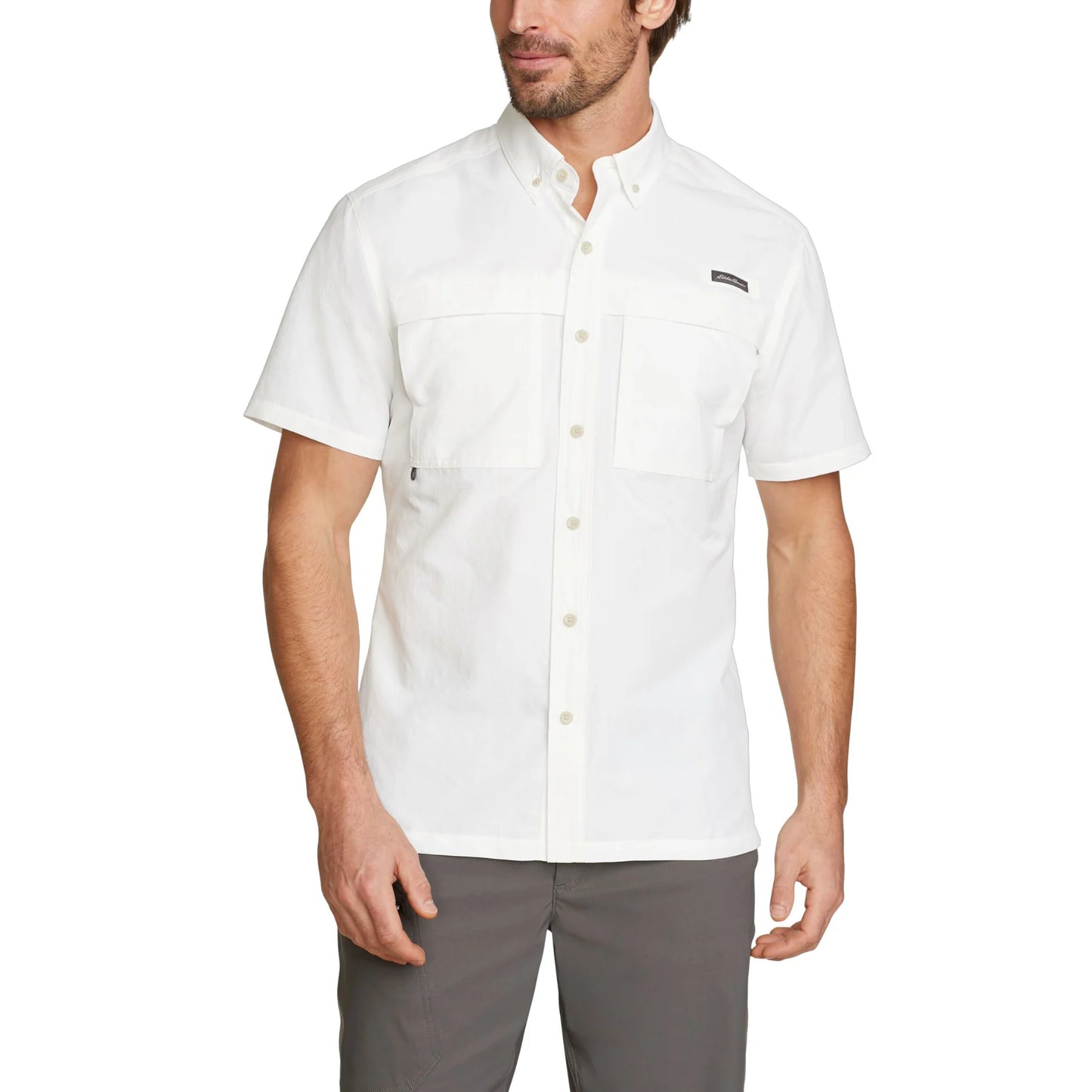 CAMISA HOMBRE RIPSTOP GUIDE MANGA CORTA / EDDIE BAUER
