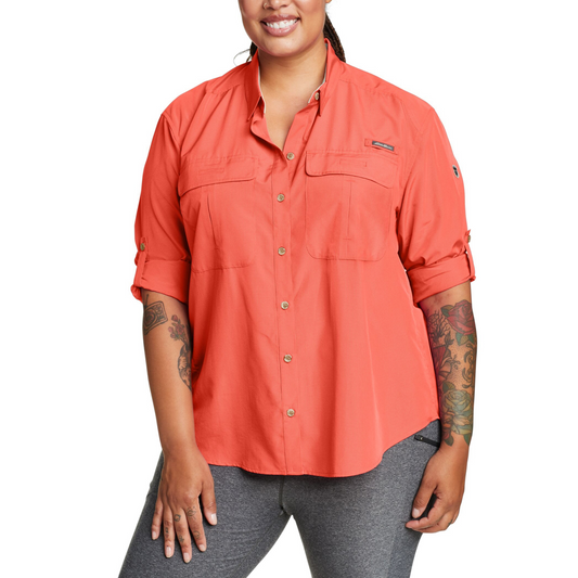 Camisa Eddie Bauer Mujer Guide UPF Field | Outdoor Adventure Colombia