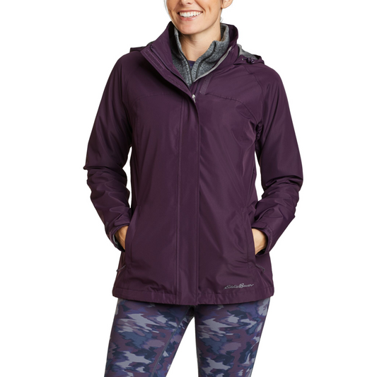 Chaqueta Rainfoil Packable Eddie Bauer Mujer Morada | Outdoor Adventure Colombia