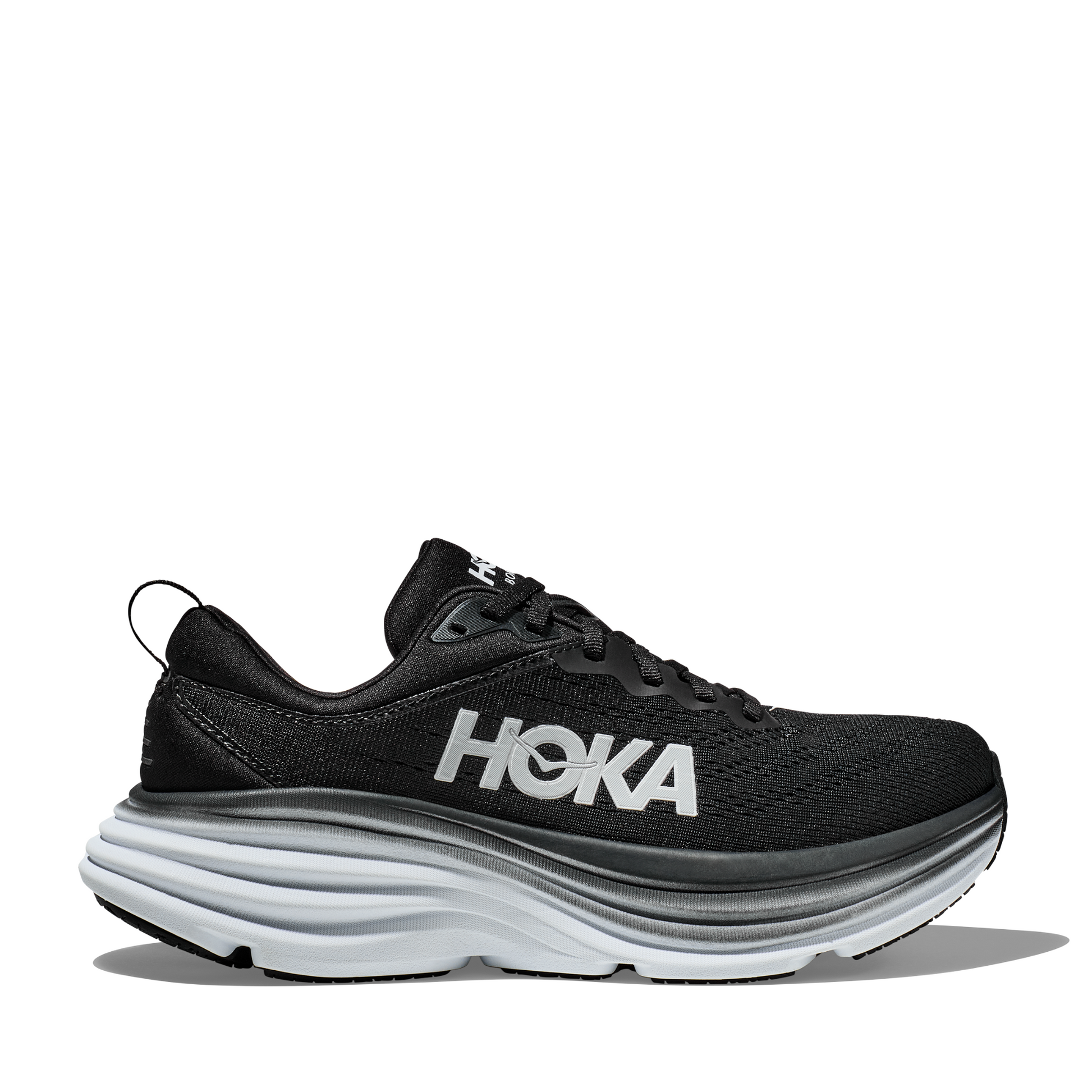 Tenis Running HOKA Bondi 8 Mujer Negros | Outdoor Adventure Colombia