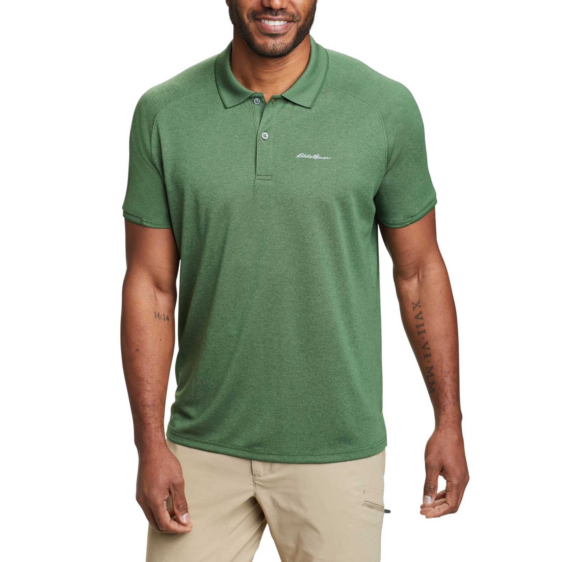 Camisa Polo Resolution Pro Eddie Bauer Verde | Outdoor Adventure Colombia