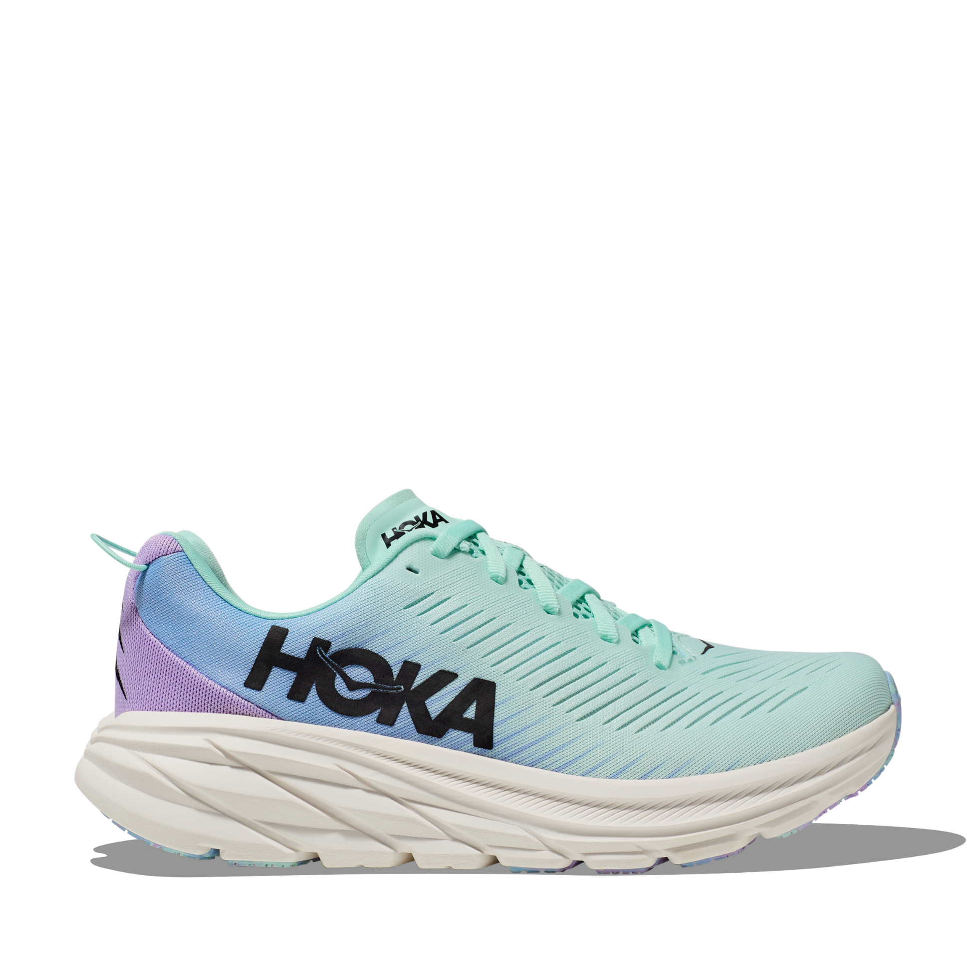 Tenis Running HOKA Rincon 3 Mujer Azul con Morado | Outdoor Adventure Colombia