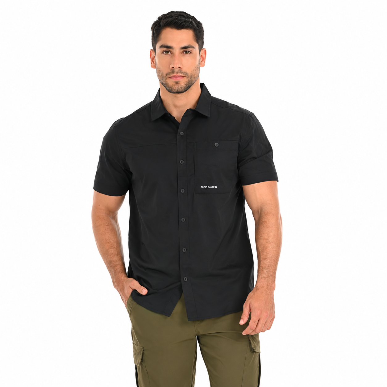 CAMISA HOMBRE/ NORAK MC / EDDIE BAUER