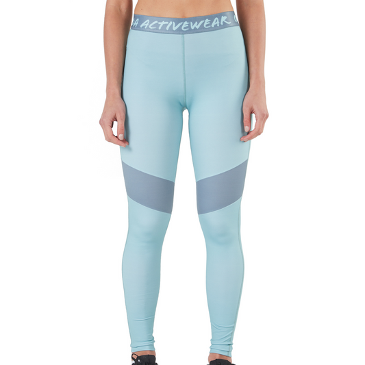 Leggins Licra Deportiva Azul Mujer | Outdoor Adventure Colombia