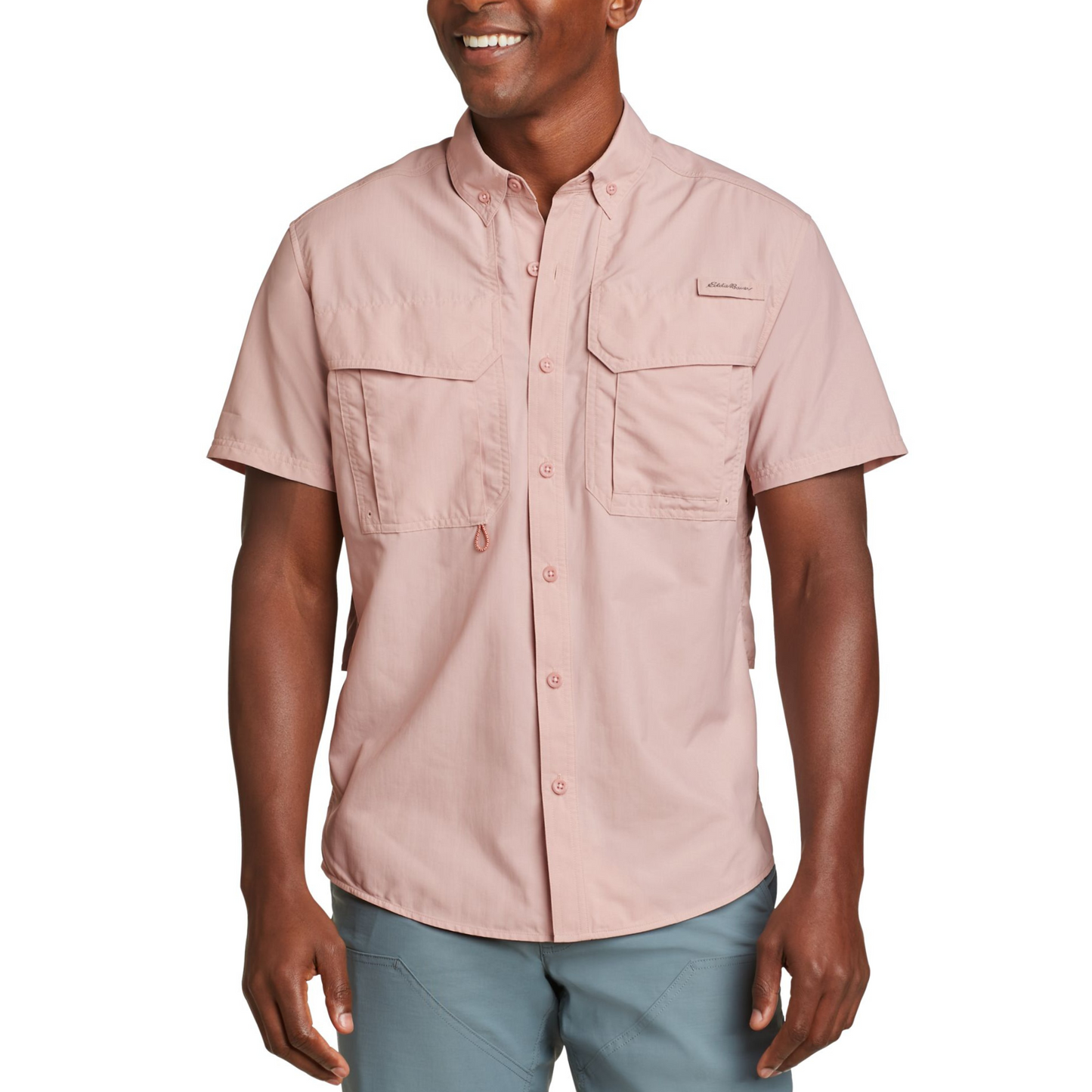 Camisa King Salmon Eddie Bauer Hombre Rosada | Outdoor Adventure Colombia