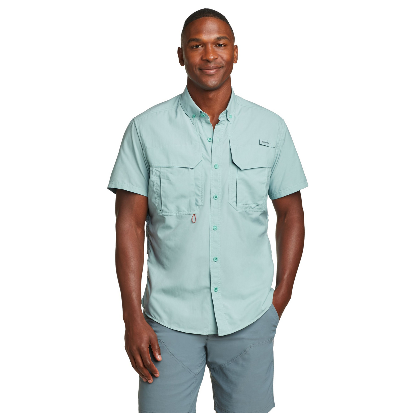 Camisa King Salmon Eddie Bauer Hombre Azul | Outdoor Adventure Colombia