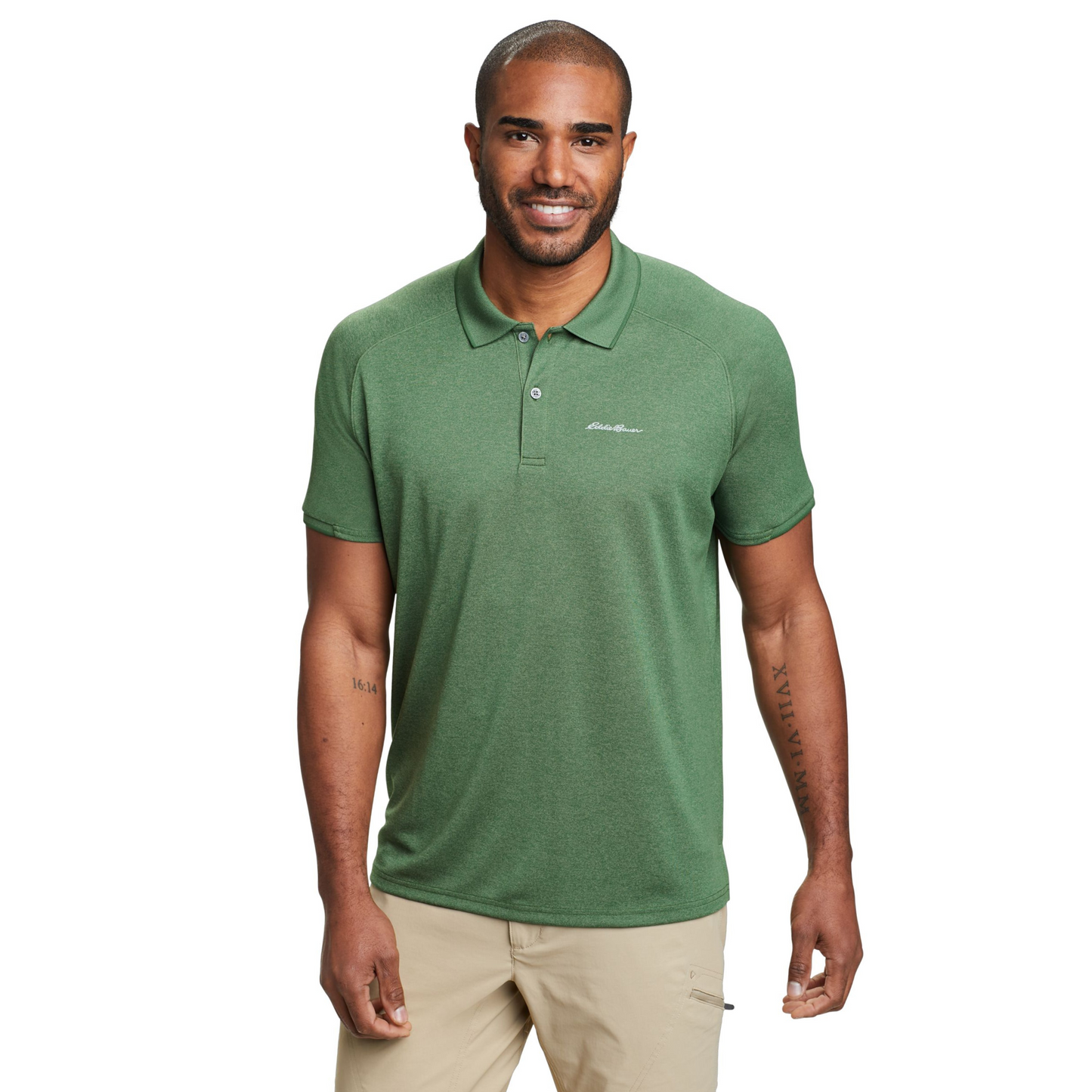 Camisa Polo Resolution Pro Eddie Bauer Verde | Outdoor Adventure Colombia