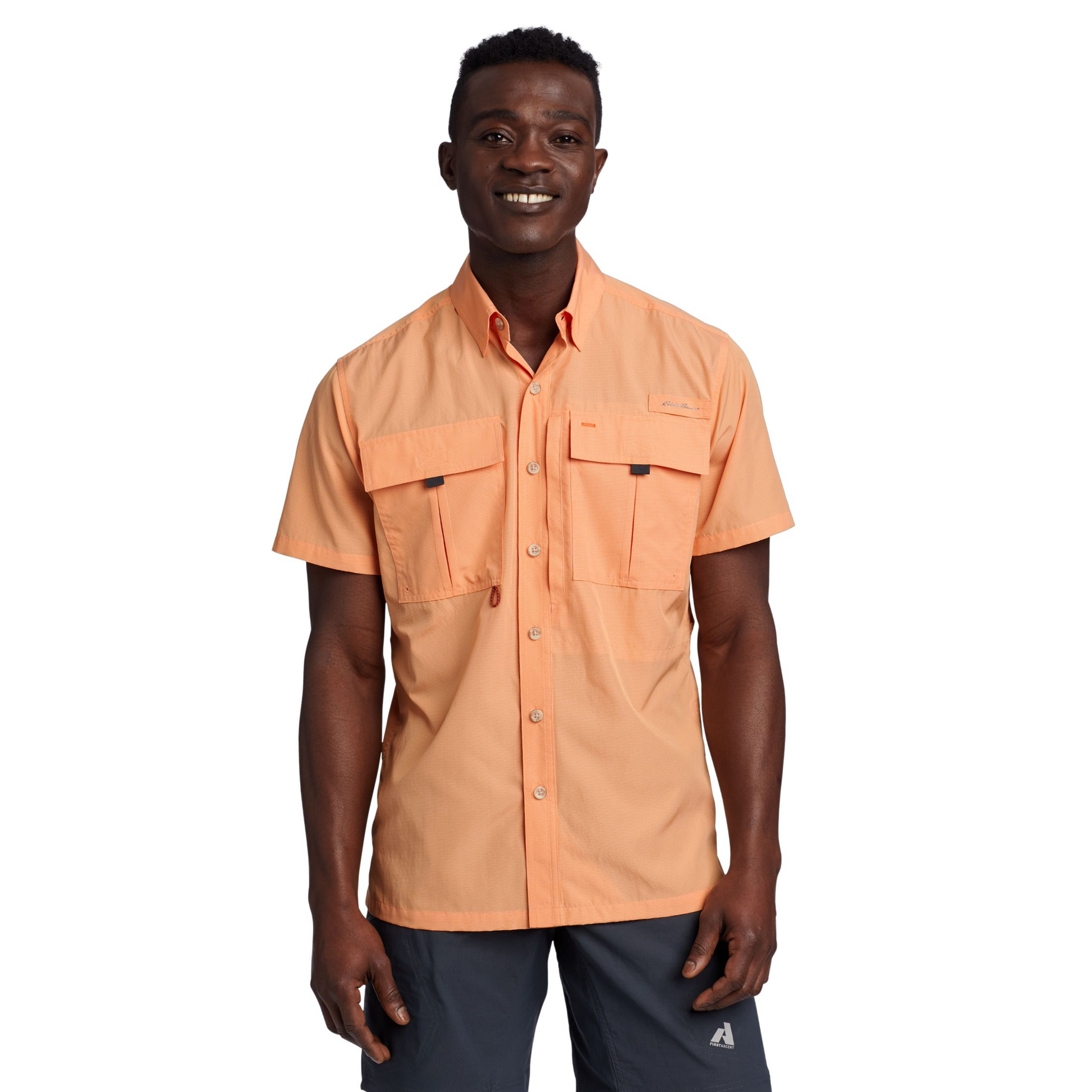 CAMISA HOMBRE UPF GUIDE 2.0MANGA CORTA EDDIE BAUER