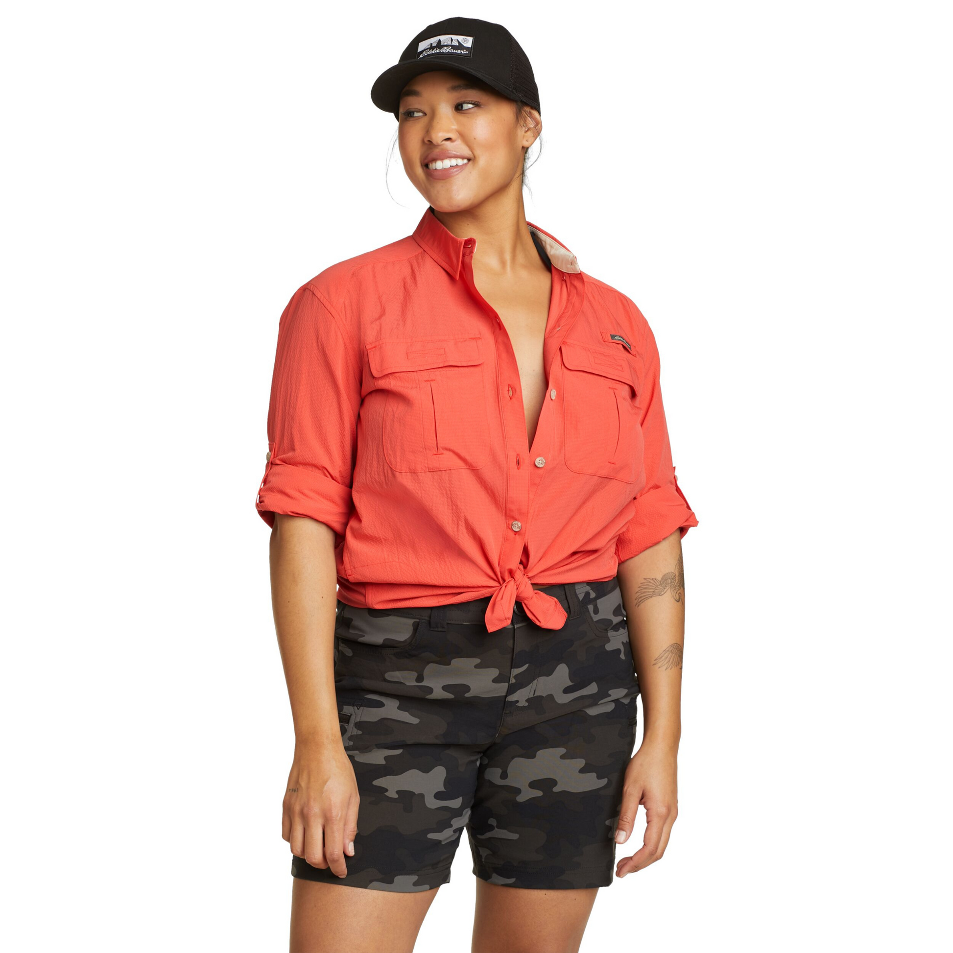 Camisa Eddie Bauer Mujer Guide UPF Field | Outdoor Adventure Colombia