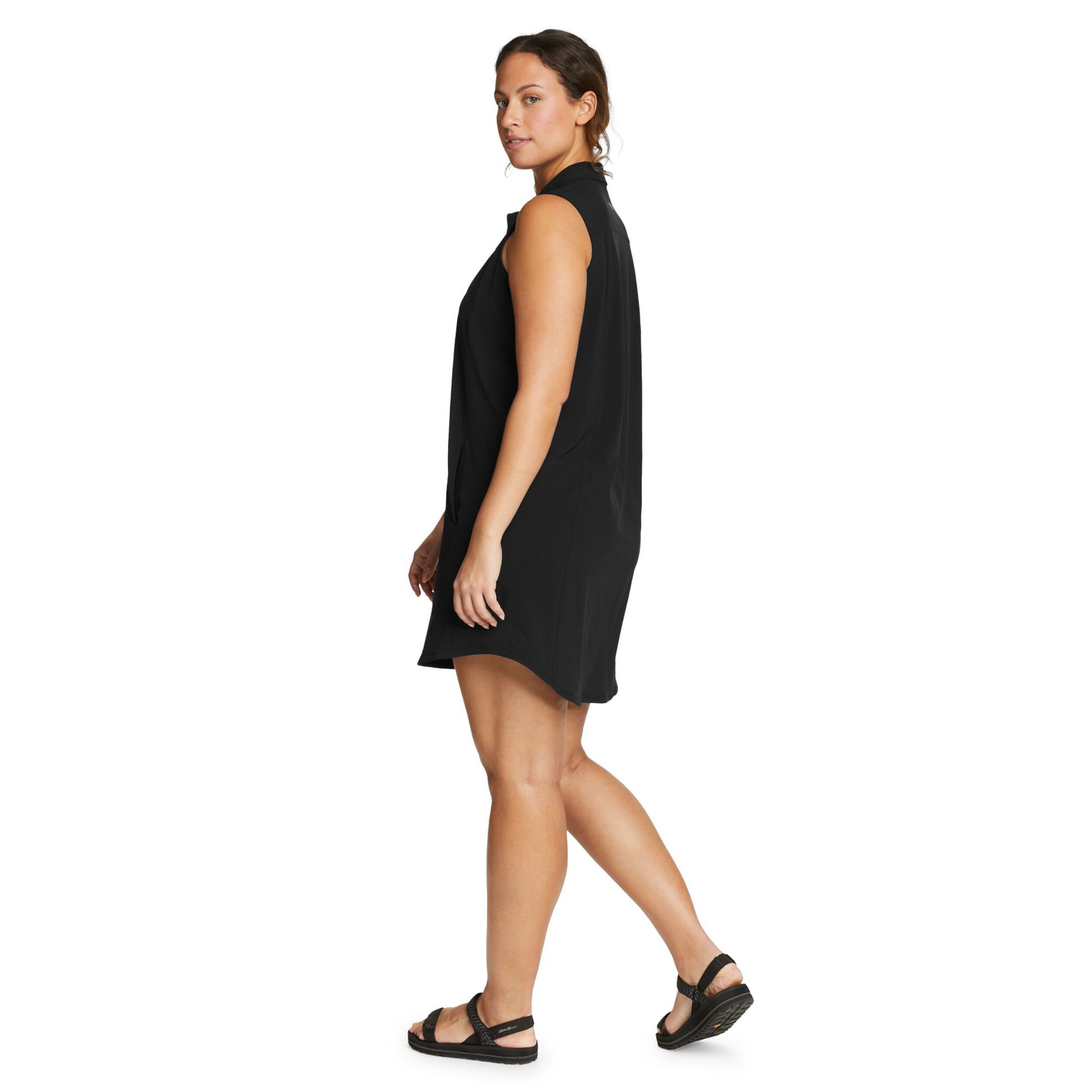 Vestido Departure Half-Zip Eddie Bauer Mujer Negro | Outdoor Adventure Colombia