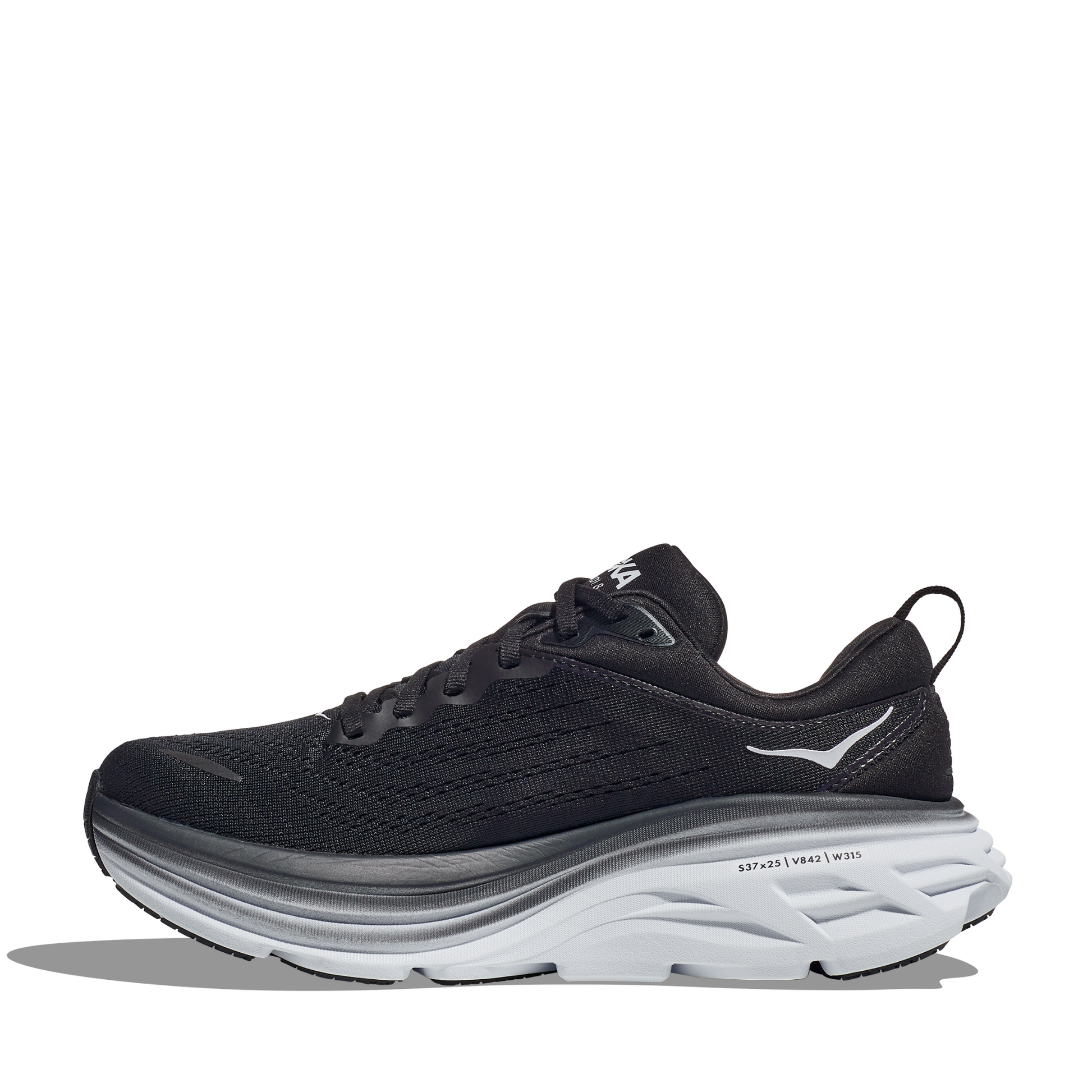 Tenis Running HOKA Bondi 8 Mujer Negros | Outdoor Adventure Colombia