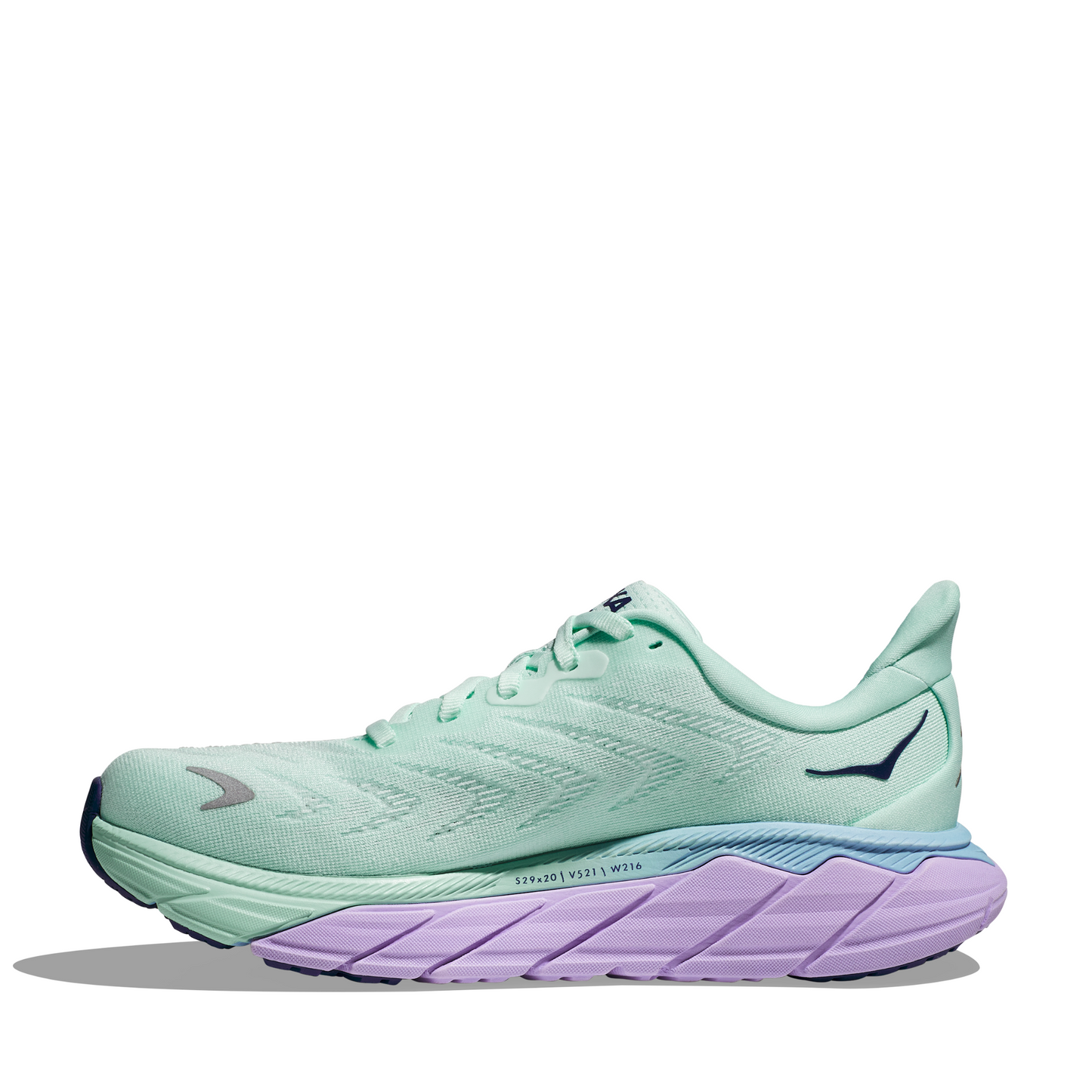 Tenis Running HOKA Arahi 6 Mujer Verde con Morado | Outdoor Adventure Colombia