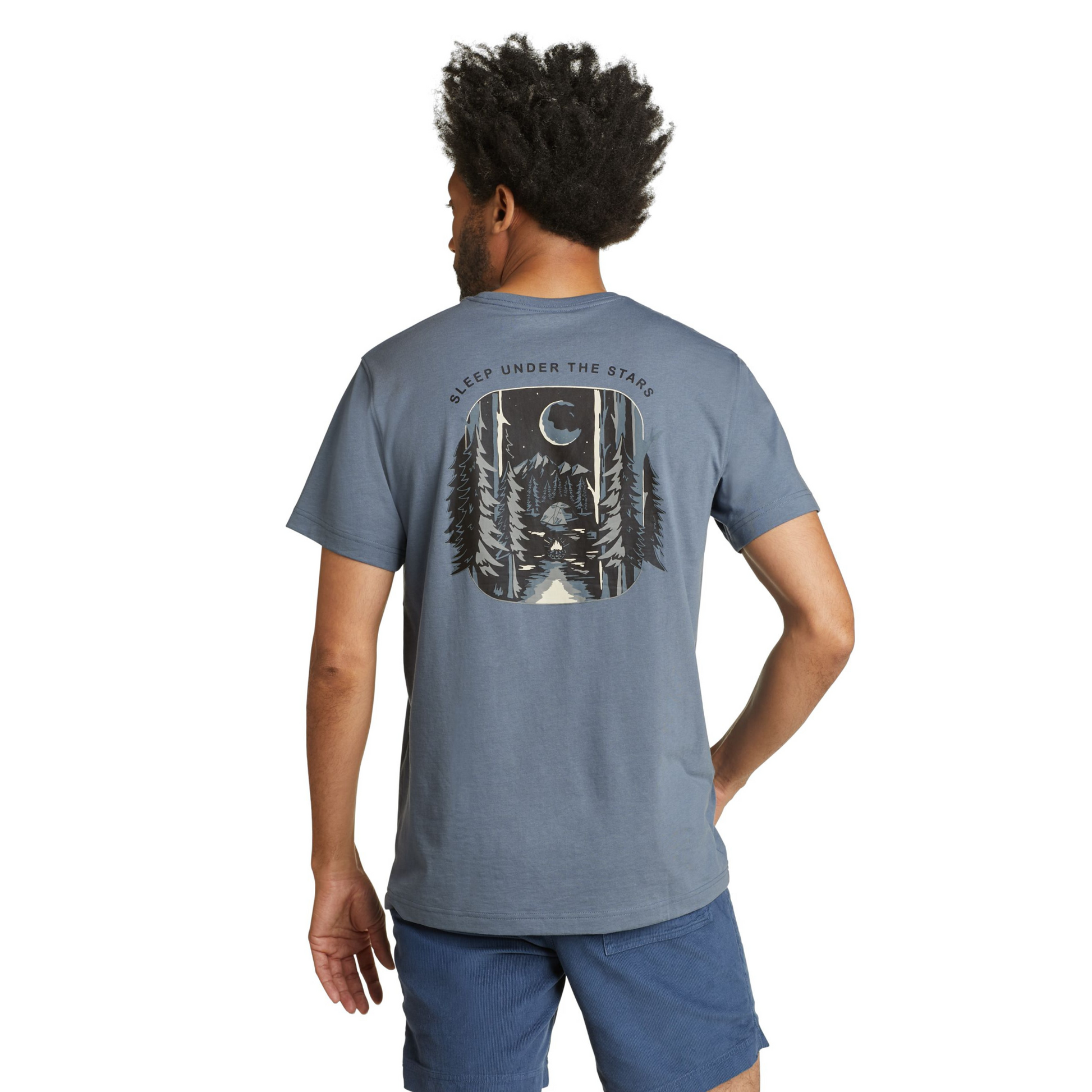 Camiseta Eddie Bauer Stus Scene Gris | Outdoor Adventure Colombia