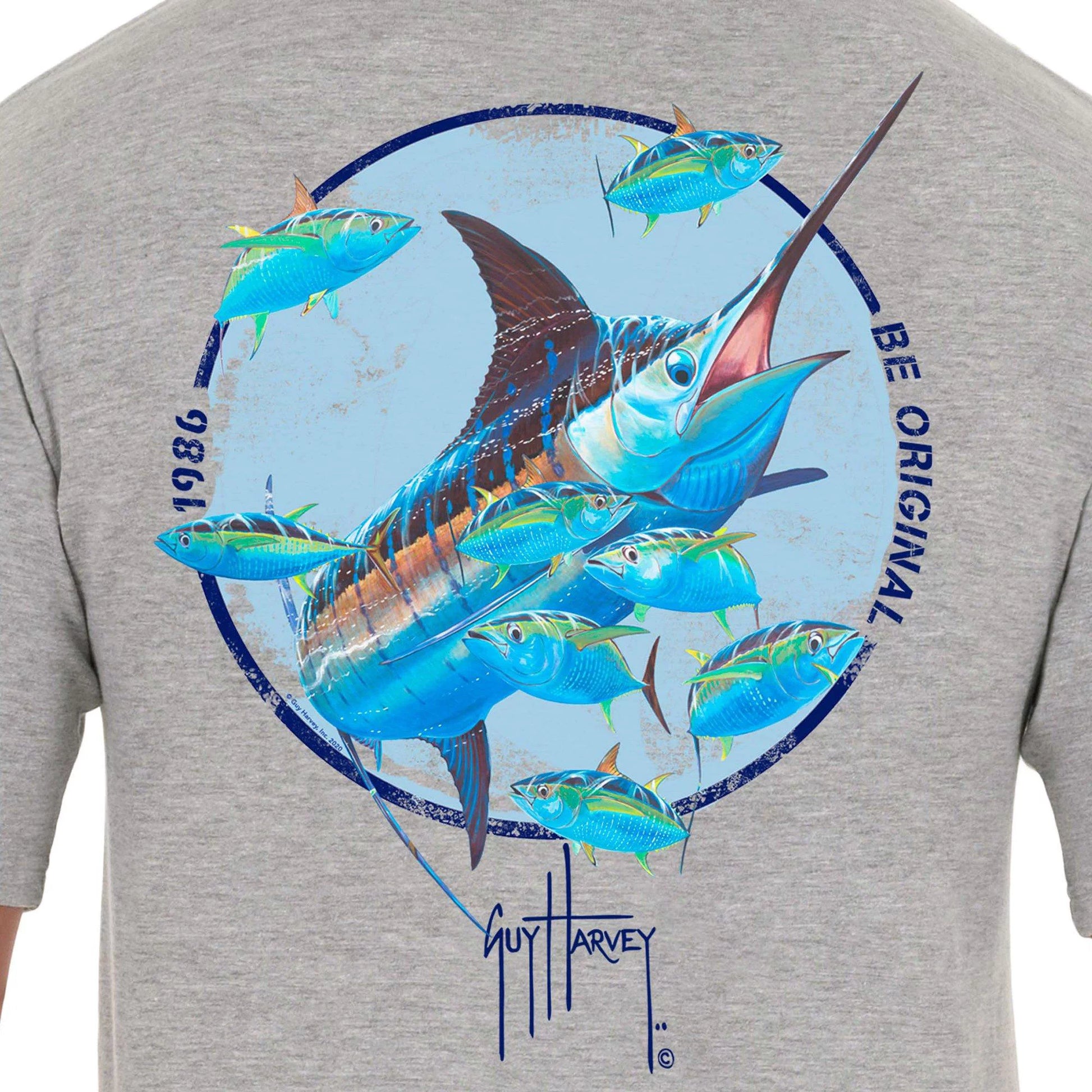 CAMISETA DE HOMBRE MANGA CORTA TUNA HUNT GUY HARVEY