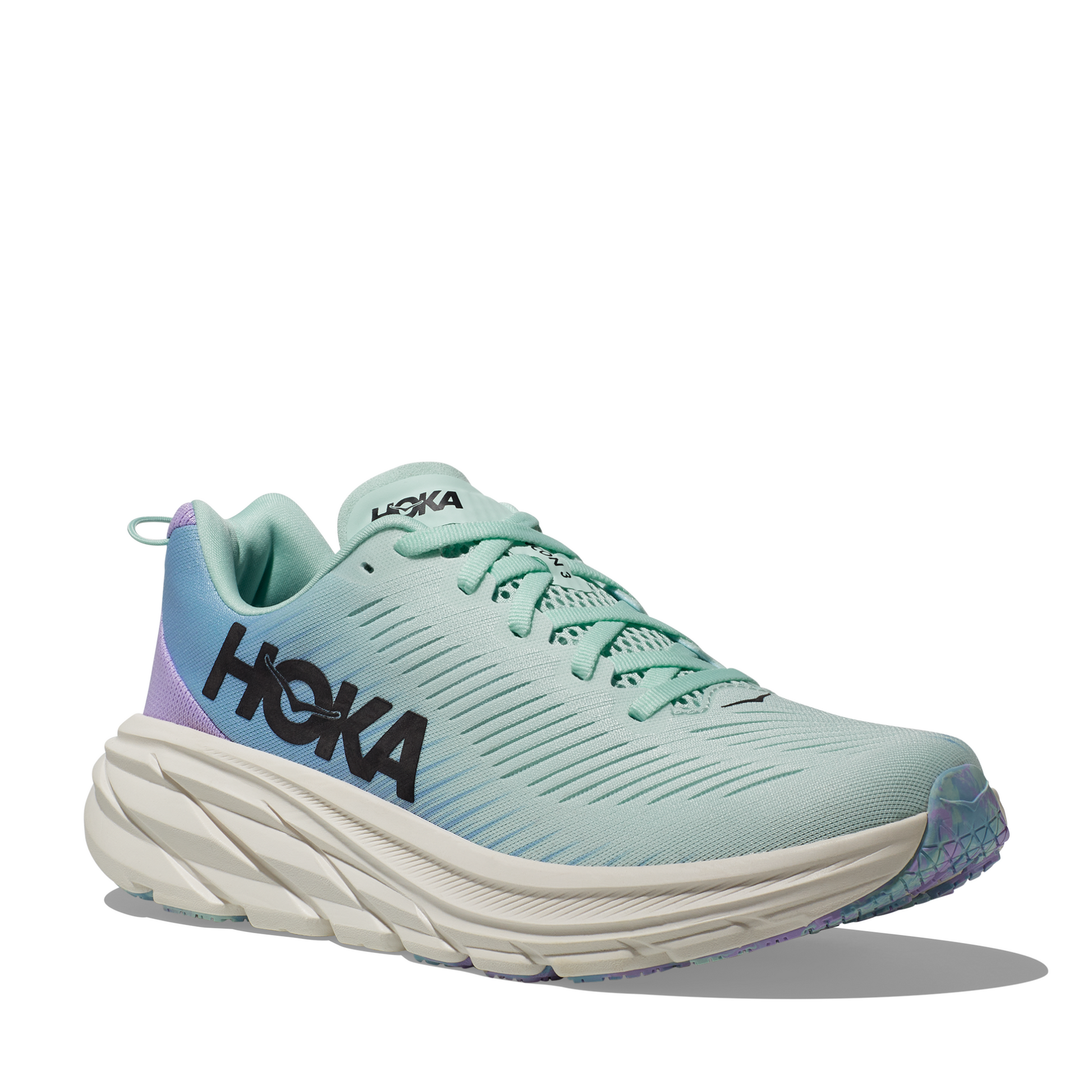 Tenis Running HOKA Rincon 3 Mujer Azul con Morado | Outdoor Adventure Colombia