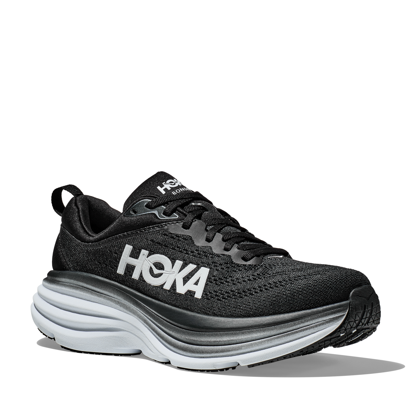 Tenis Running HOKA Bondi 8 Mujer Negros | Outdoor Adventure Colombia