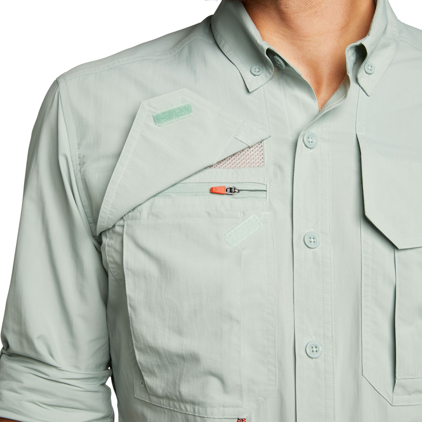 Camisa Hombre King Salmon Eddie Bauer Verde | Outdoor Adventure Colombia