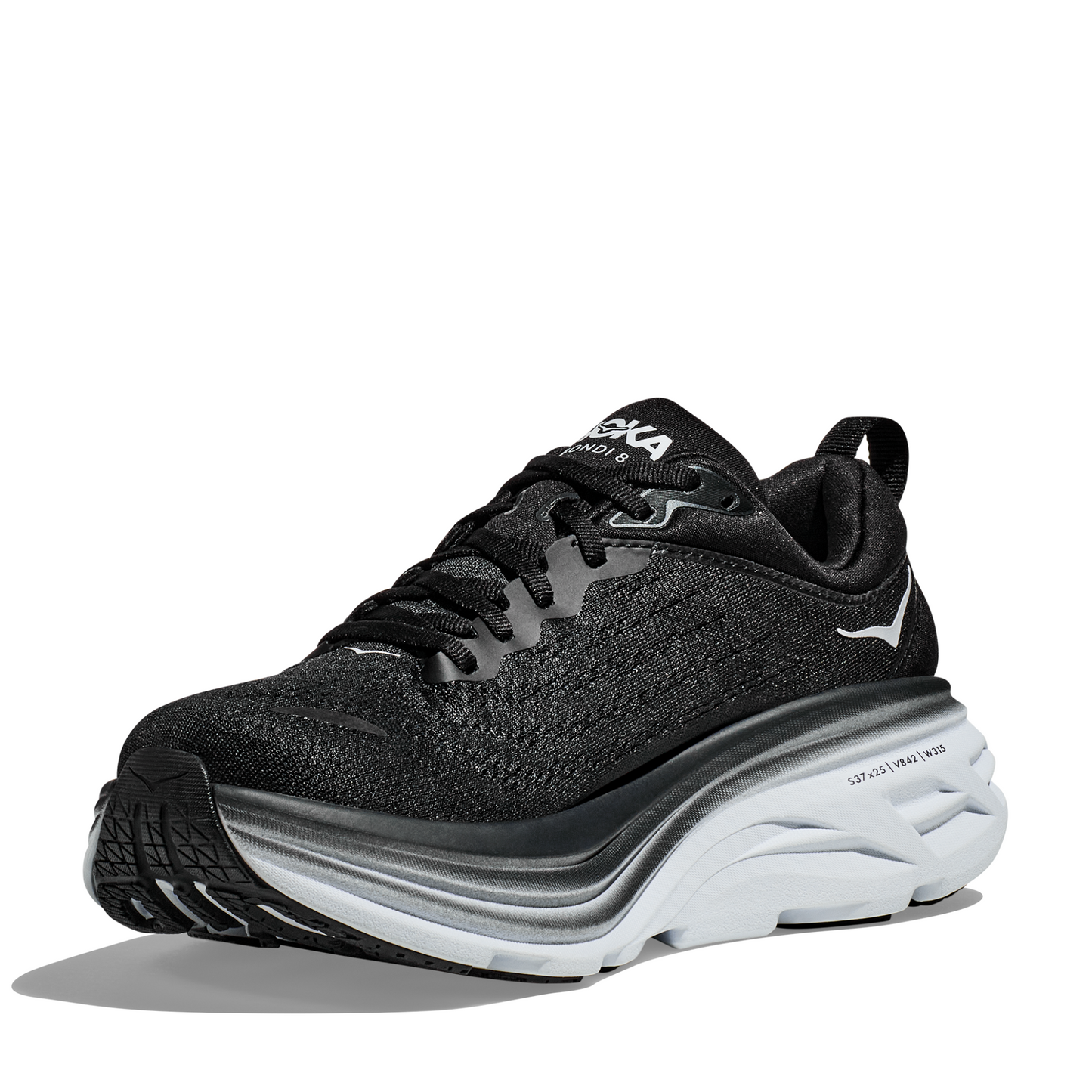 Tenis Running HOKA Bondi 8 Mujer Negros | Outdoor Adventure Colombia