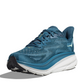 Tenis Running HOKA Clifton 9 Hombre Azul con Amarillo | Outdoor Adventure Colombia