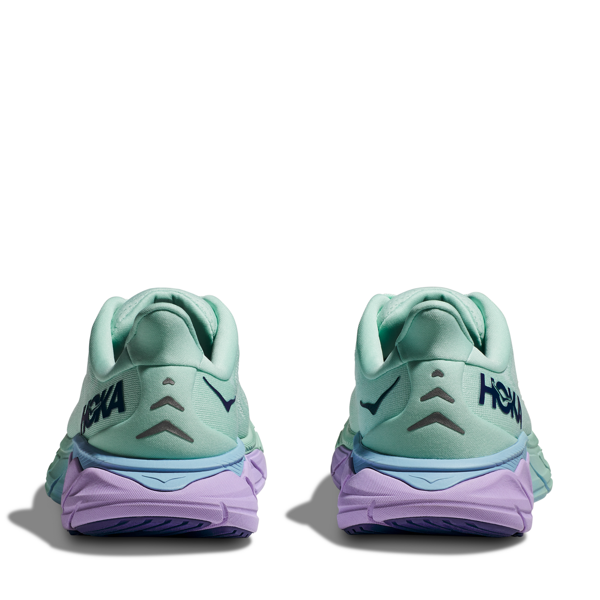 Tenis Running HOKA Arahi 6 Mujer Verde con Morado | Outdoor Adventure Colombia