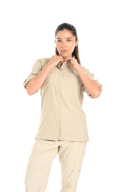 CAMISA DE MUJER / TYRONA L/S / OUTDOOR ADVENTURE