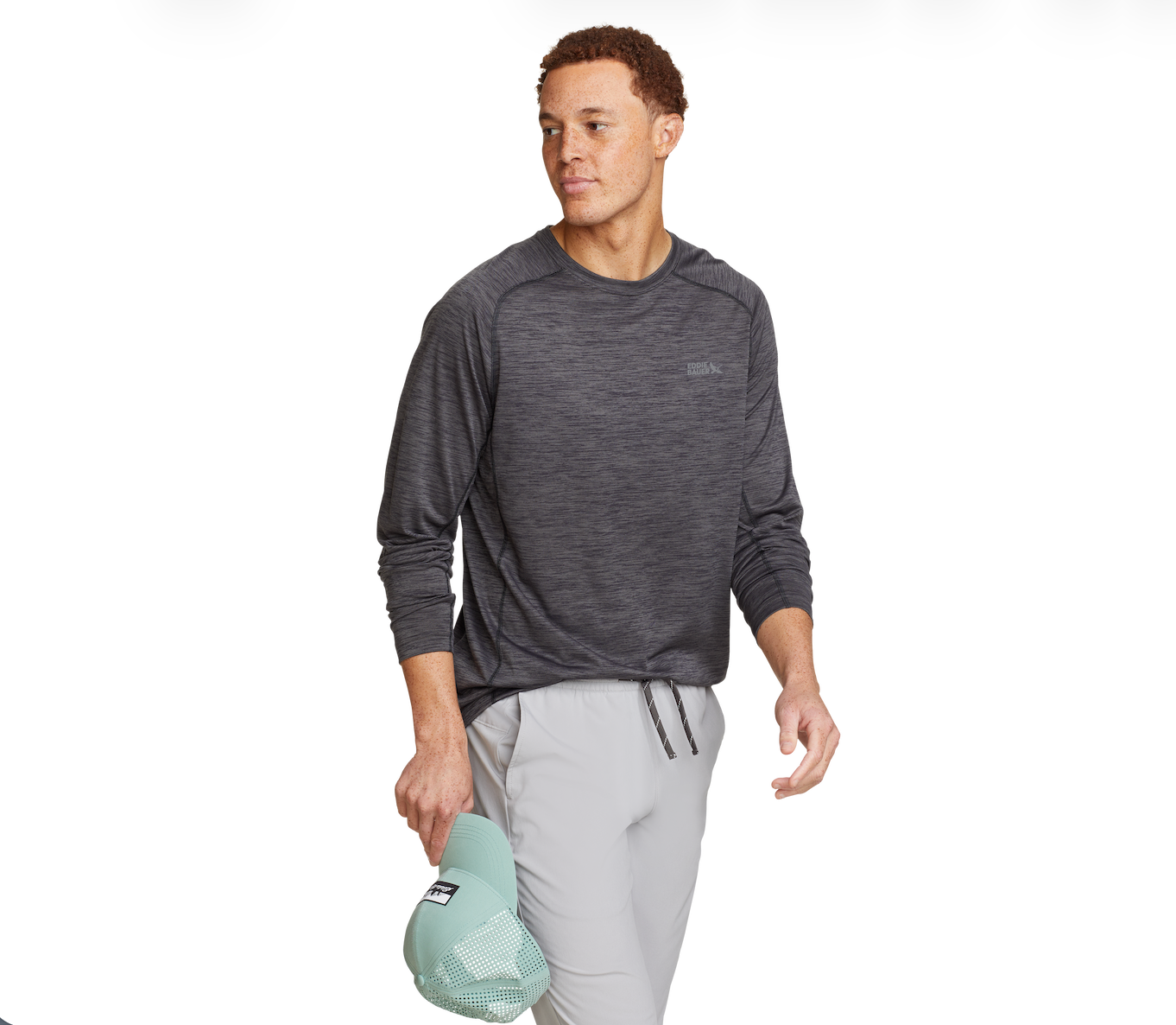 SUETER HOMBRE/ RESOLUTION TEE ML / EDDIE BAUER