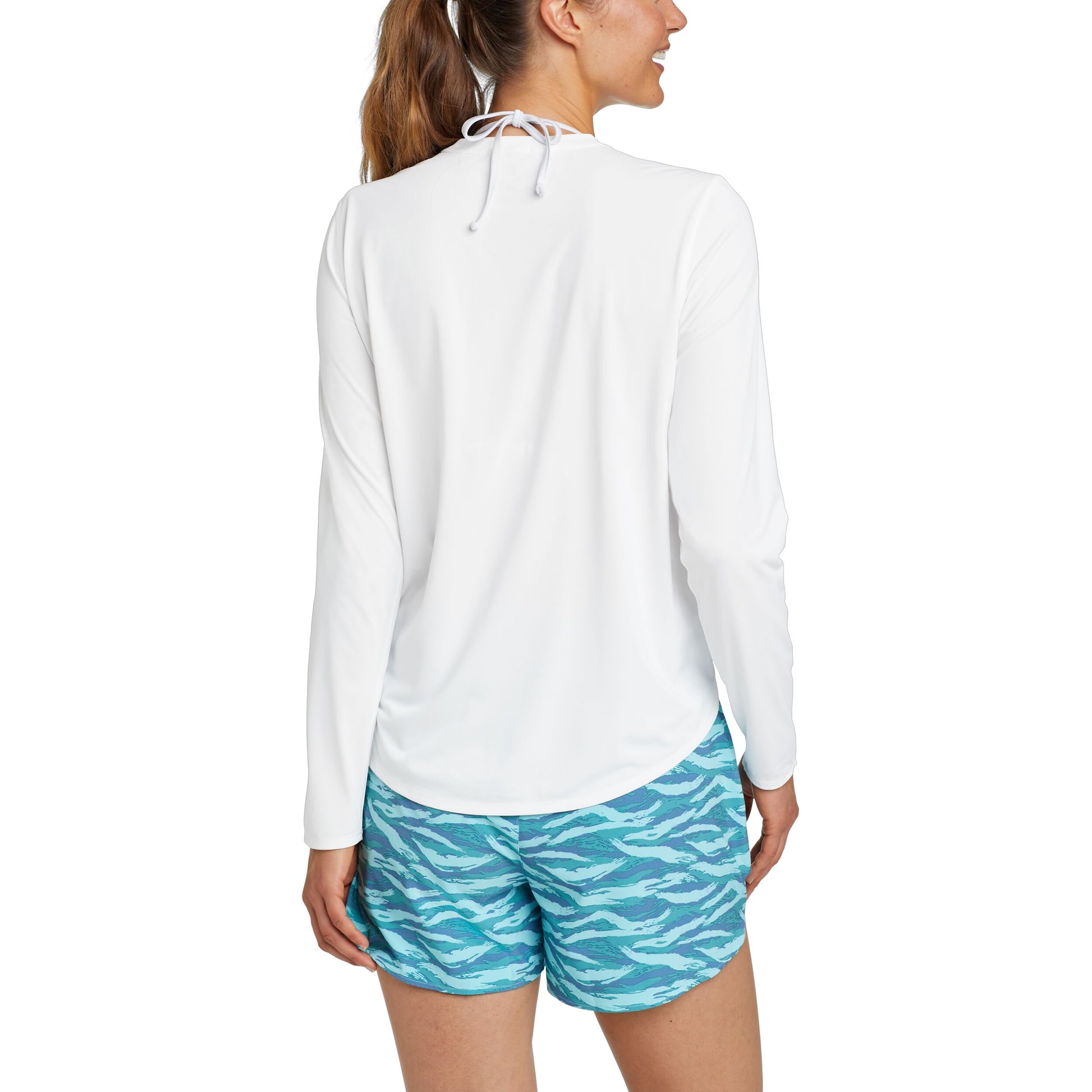 Sueter Eddie Bauer Marine Air Mujer Blanco | Outdoor Adventure Colombia