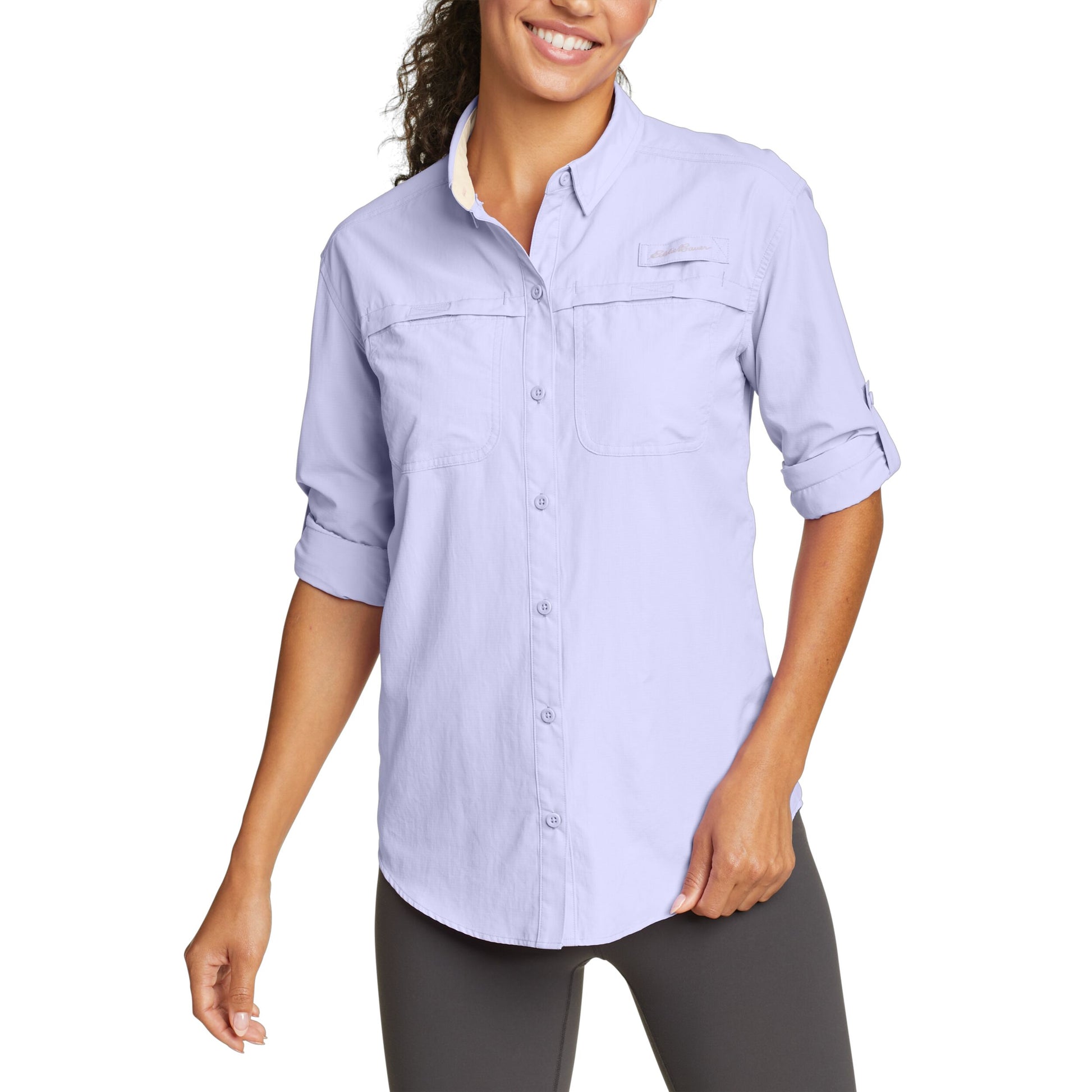 Camisa Mujer Adventurer Pro Field Eddie Bauer Morada | Outdoor Adventure