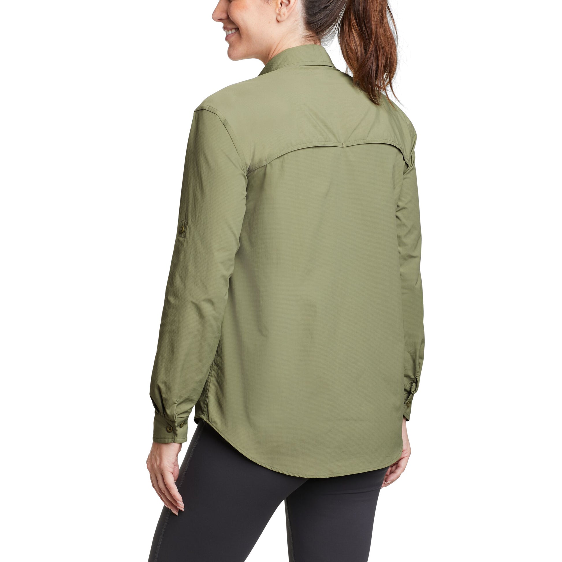 Camisa Mujer Adventurer Pro Field Eddie Bauer Verde | Outdoor Adventure