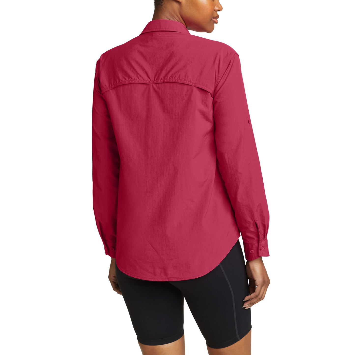 Camisa Mujer Adventurer Pro Field Eddie Bauer Roja | Outdoor Adventure