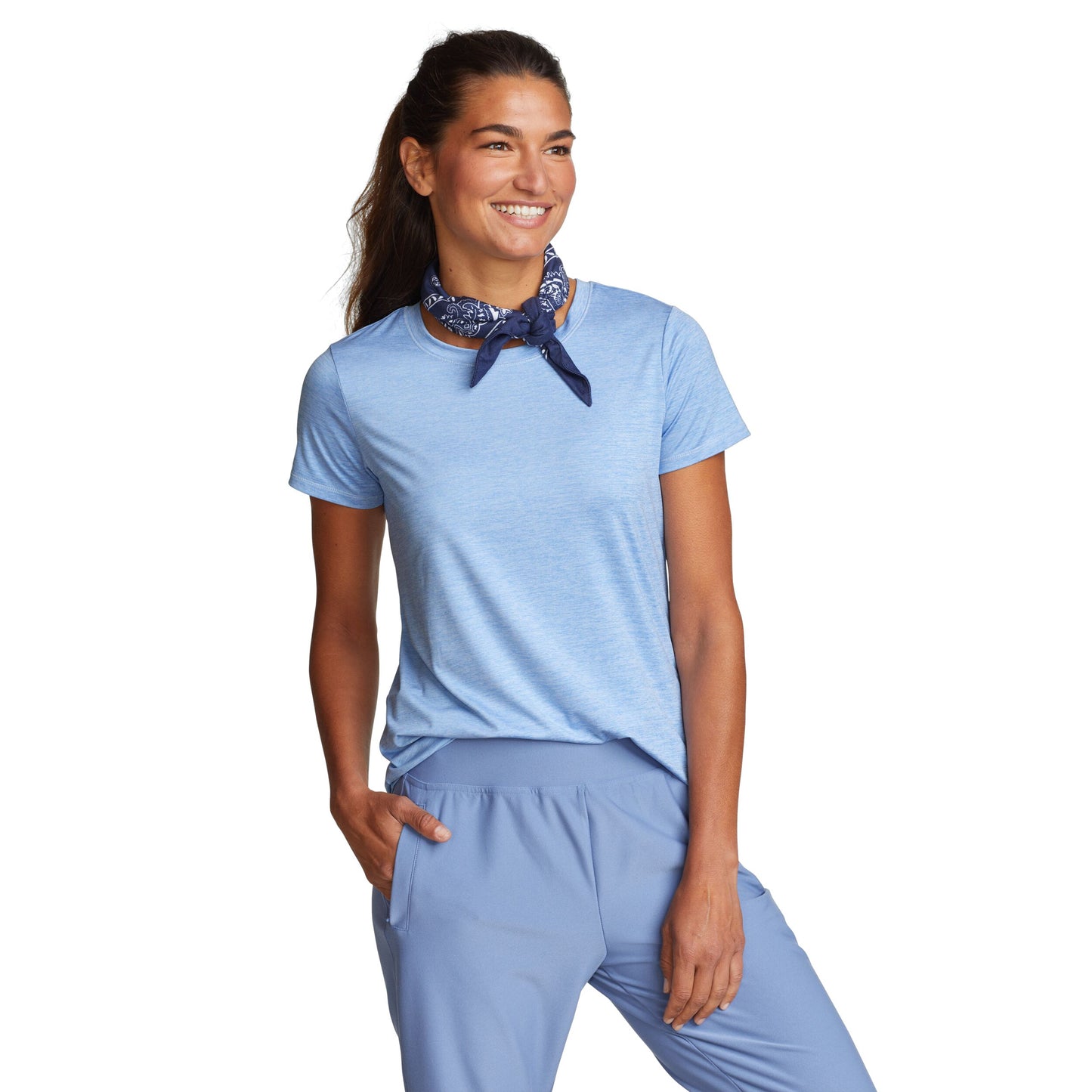 SUETER MUJER/ RESOLUTION MANGA CORTA / EDDIE BAUER