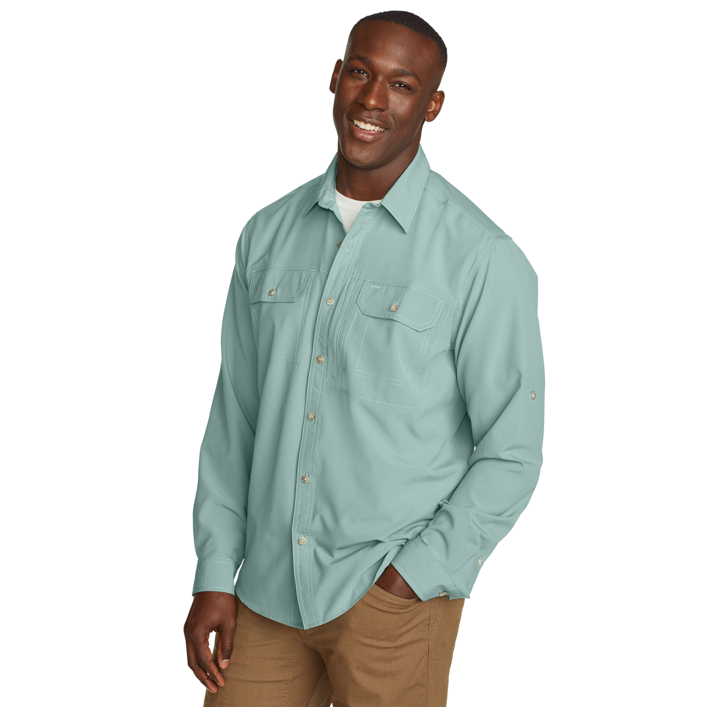CAMISA HOMBRE/ ATLAS EXPLORATION FLEX ML / EDDIE BAUER