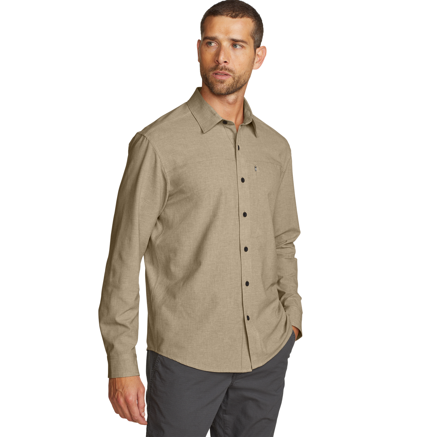 CAMISA HOMBRE/ FRONT RANGE CHAMBRAY 2.0 / EDDOE BAUER