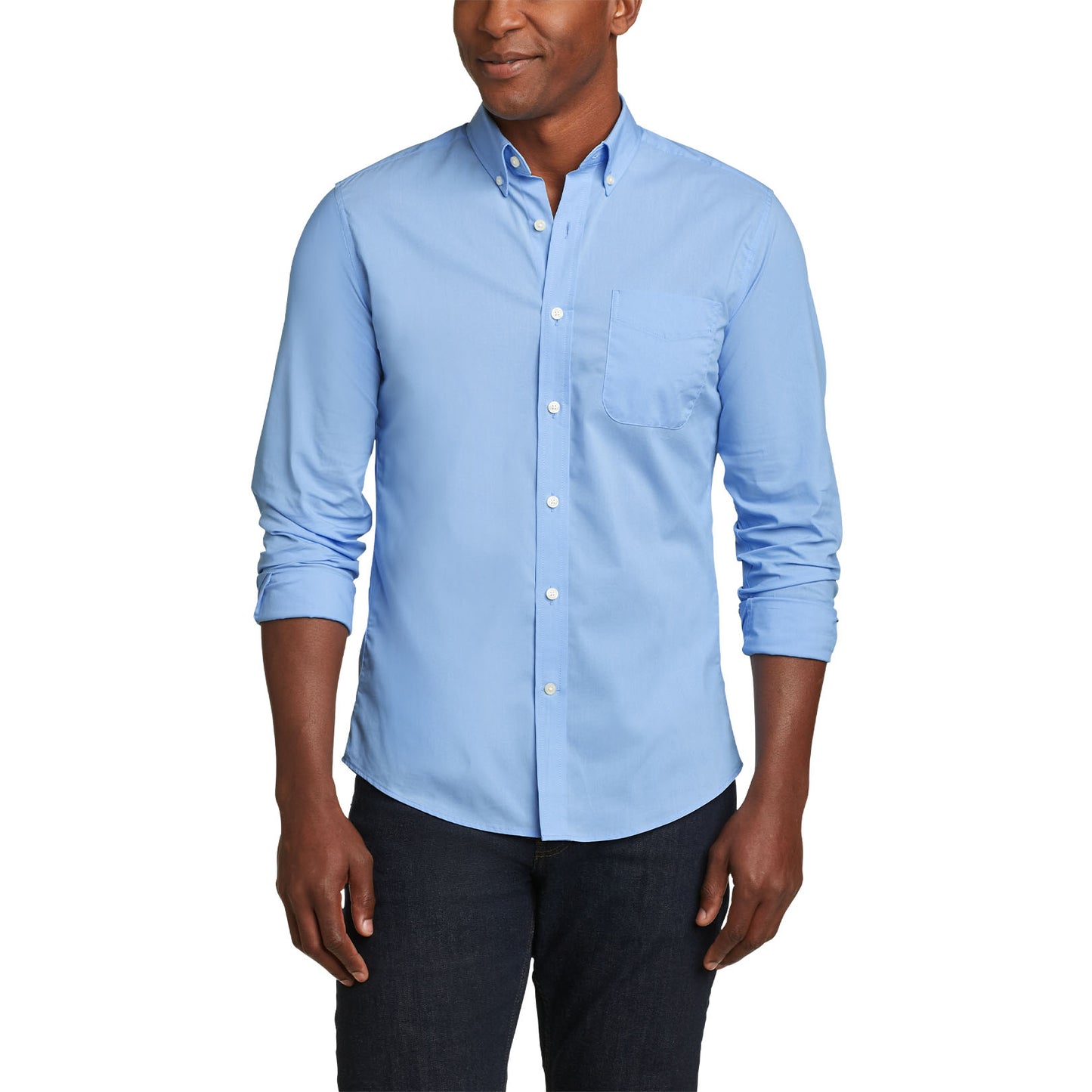CAMISA HOMBRE /  GETAWAY FLEX MANGA LARGA  /  EDDIE BAUER