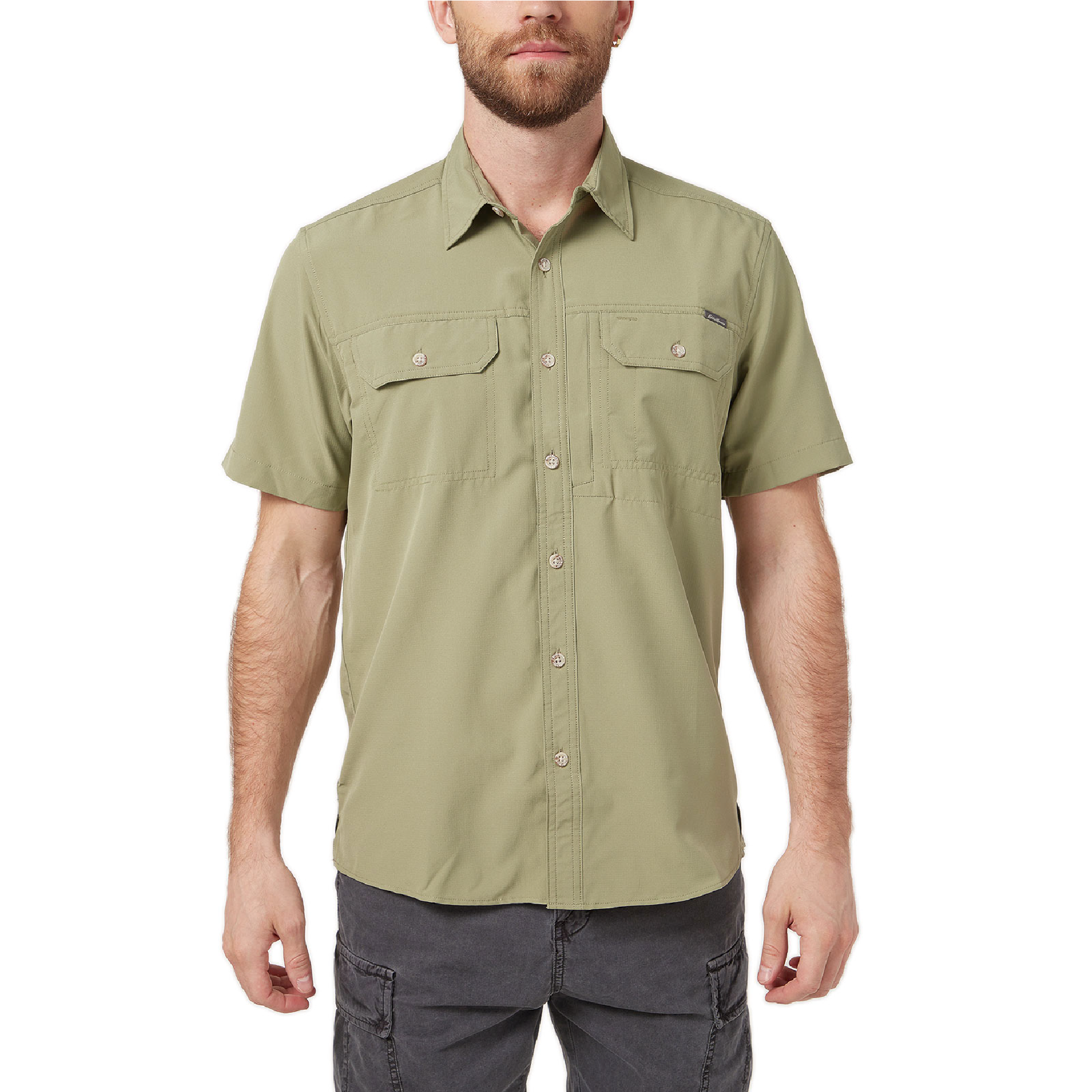 Eddie Bauer Men's UPF Guide 2.0 Chemise à manches courtes (Navy Eddie Bauer Men's UPF Guide 2.0 Chemise à manches courtes (Navy