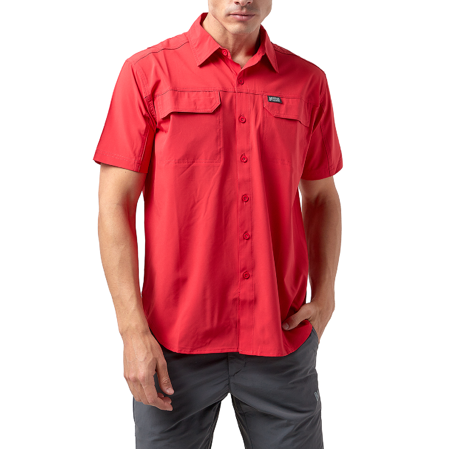 Camisa OA Itamut 2.0 Roja Hombre | Outdoor Adventure Colombia